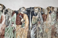 マラテア、Chiesa dell’Immacolata, XIV cent. 地面のフレスコ画